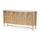 Aico Furniture - Villa Cherie Caramel Dresser In Chardonnay - N9008050-134