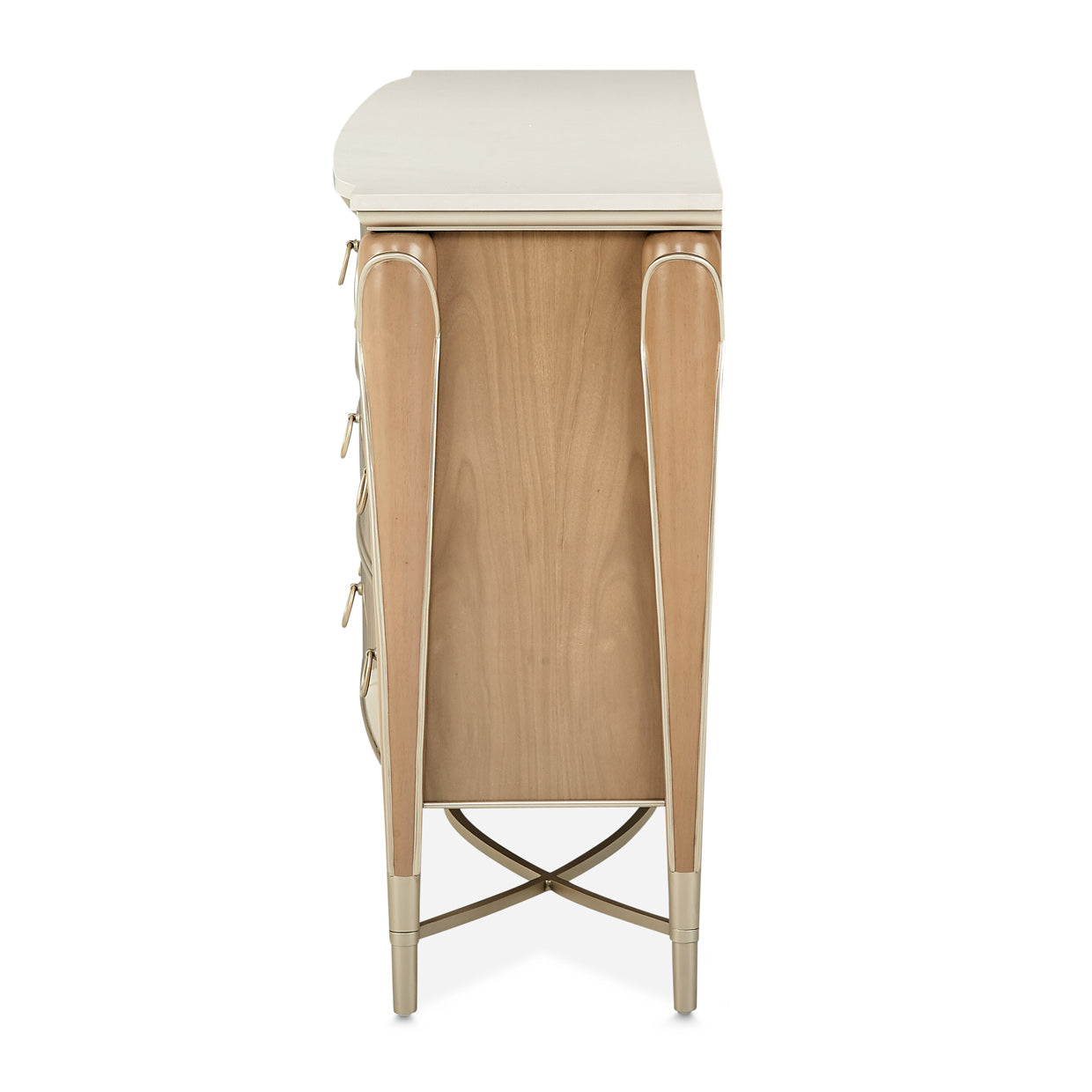 Aico Furniture - Villa Cherie Caramel Dresser In Chardonnay - N9008050-134