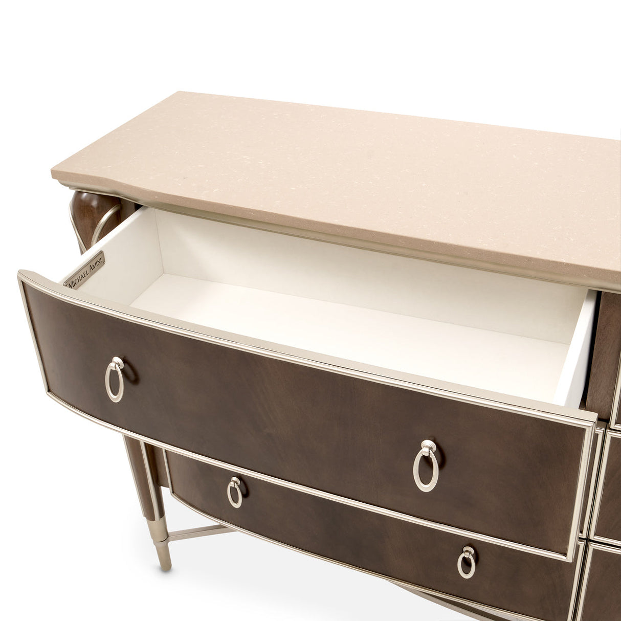 Aico Furniture - Villa Cherie Dresser In Hazelnut - N9008050-410