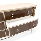 Aico Furniture - Villa Cherie Dresser In Hazelnut - N9008050-410