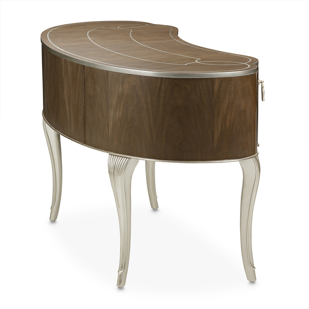 Aico Furniture - Villa Cherie Vanity Desk In Hazelnut - N9008058-410