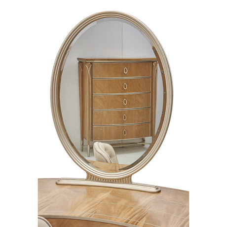 Aico Furniture - Villa Cherie Caramel Vanity Mirror In Chardonnay - N9008068-822