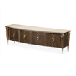 Villa Cherie Hazelnut Media Cabinet with Cultured Marble Top - AICO