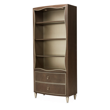 Aico Furniture - Villa Cherie Bookcase In Hazelnut - N9008199-410