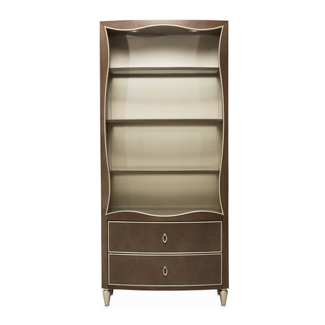 Aico Furniture - Villa Cherie Bookcase In Hazelnut - N9008199-410