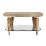 Aico Furniture - Villa Cherie Caramel Oval Cocktail Table In Chardonnay - N9008201-134