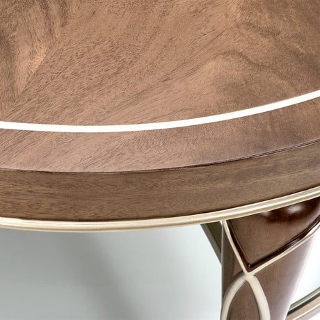 Aico Furniture - Villa Cherie Oval Cocktail Table In Hazelnut - N9008201-410