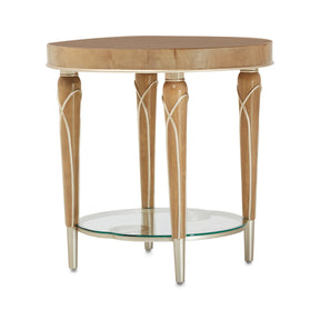 Villa Cherie Caramel End Table In Chardonnay - N9008202-134 - Aico Furniture