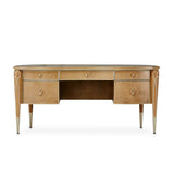 Aico Furniture - Villa Cherie Caramel Desk In Chardonnay - N9008207-134