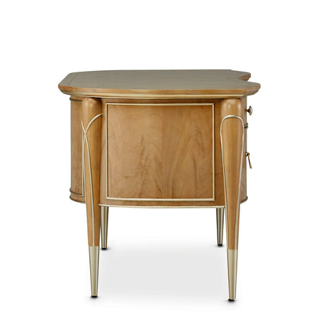 Aico Furniture - Villa Cherie Caramel Desk In Chardonnay - N9008207-134