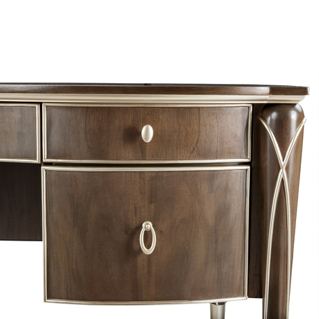 Aico Furniture - Villa Cherie Desk In Hazelnut - N9008207-410