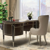 Aico Furniture - Villa Cherie Desk With Chair In Hazelnut - N9008207-244-410