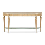 Aico Furniture - Villa Cherie Caramel Console Table In Chardonnay - N9008223-134