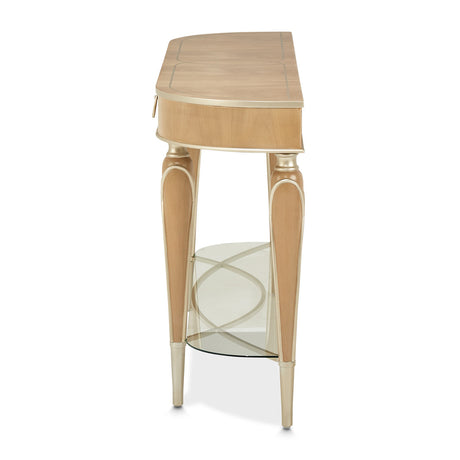 Aico Furniture - Villa Cherie Caramel Console Table In Chardonnay - N9008223-134