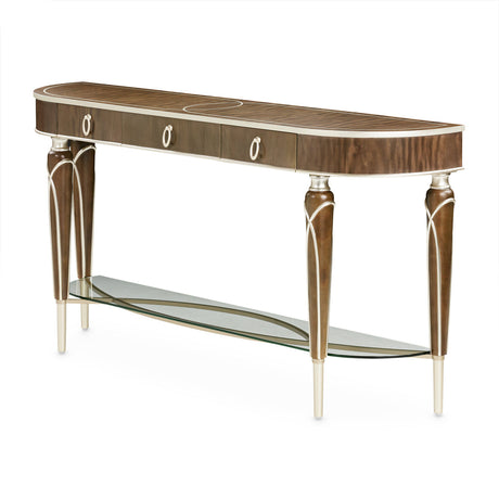 Aico Furniture - Villa Cherie Console Table In Hazelnut - N9008223-410