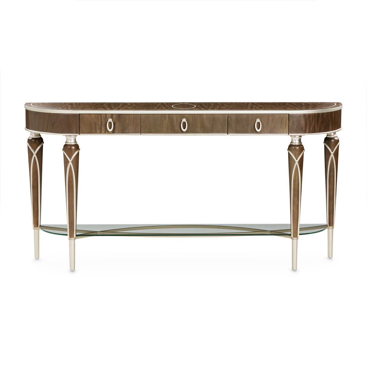 Aico Furniture - Villa Cherie Console Table In Hazelnut - N9008223-410