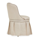 Aico Furniture - Villa Cherie Tufted Vanity/Desk Chair In Naturally - N9008804-000