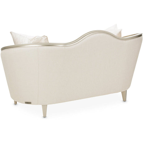 Michael Amini Villa Cherie Caramel Loveseat - Home Elegance USA