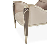 Michael Amini Villa Cherie Hazelnut Accent Chair - Home Elegance USA