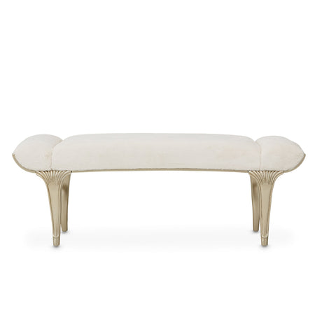 Aico Furniture - Villa Cherie Bench In Hazelnut - N9008904-410