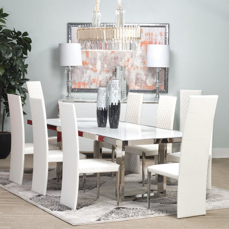 Michael Amini State St. Rectangle Dining Table - Home Elegance USA