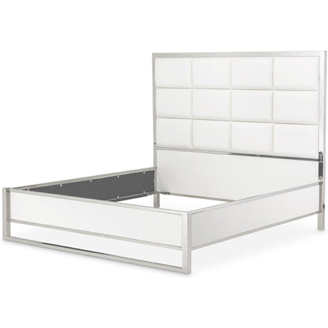 Michael Amini State St. Short Metal Panel Bed - Home Elegance USA