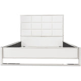 Michael Amini State St. Short Metal Panel Bed - Home Elegance USA