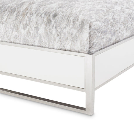 Michael Amini State St. Short Metal Panel Bed - Home Elegance USA