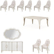 London Place 11-Piece Rectangular Dining Room Set Creamy Pearl — AICO Furniture
