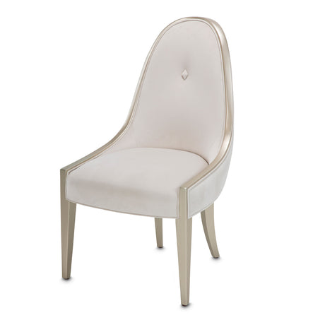 Aico Furniture - London Place Side Chair In Creamy Pearl (Set Of 2) - Nc9004003A-112