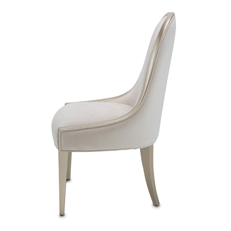 Aico Furniture - London Place Side Chair In Creamy Pearl (Set Of 2) - Nc9004003A-112