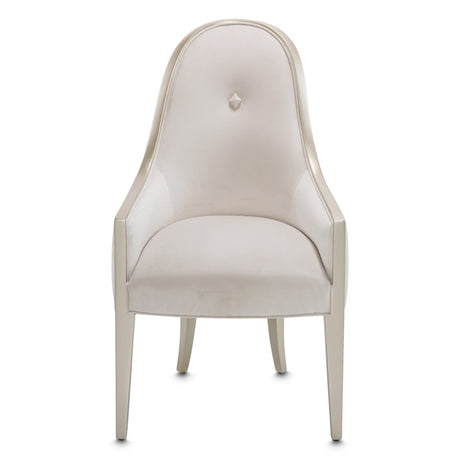 Aico Furniture - London Place Arm Chair In Creamy Pearl (Set Of 2) - Nc9004004A-112