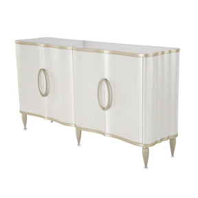 London Place Sideboard with Marble Top – Creamy Pearl by Michael Amini N9004007-112