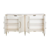 Aico Furniture - London Place Sideboard With Wall Mirror In Creamy Pearl - Nc9004007-260-112