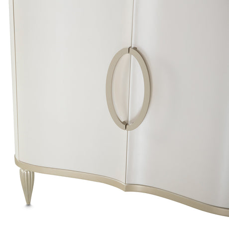 Aico Furniture - London Place Sideboard With Wall Mirror In Creamy Pearl - Nc9004007-260-112