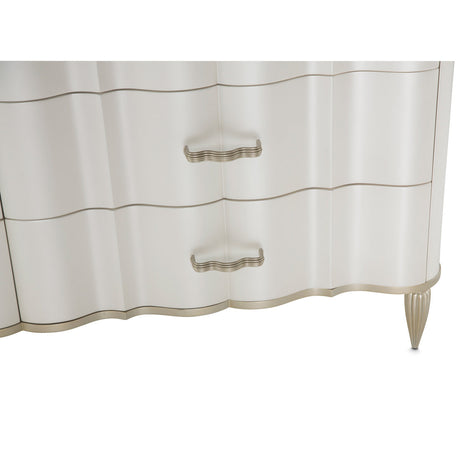 Aico Furniture - London Place Storage Console-Dresser In Creamy Pearl - Nc9004050-112