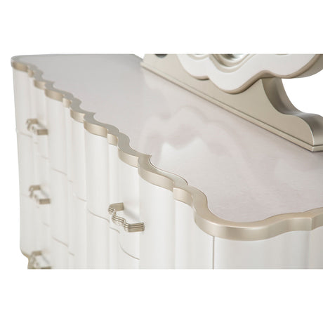 Aico Furniture - London Place Storage Console-Dresser In Creamy Pearl - Nc9004050-112