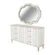 London Place Storage Console-Dresser With Mirror In Creamy Pearl - Nc9004050-260-112 - Aico Furniture