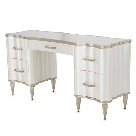 Aico Furniture - London Place Vanity Desk In Creamy Pearl - Nc9004058-112