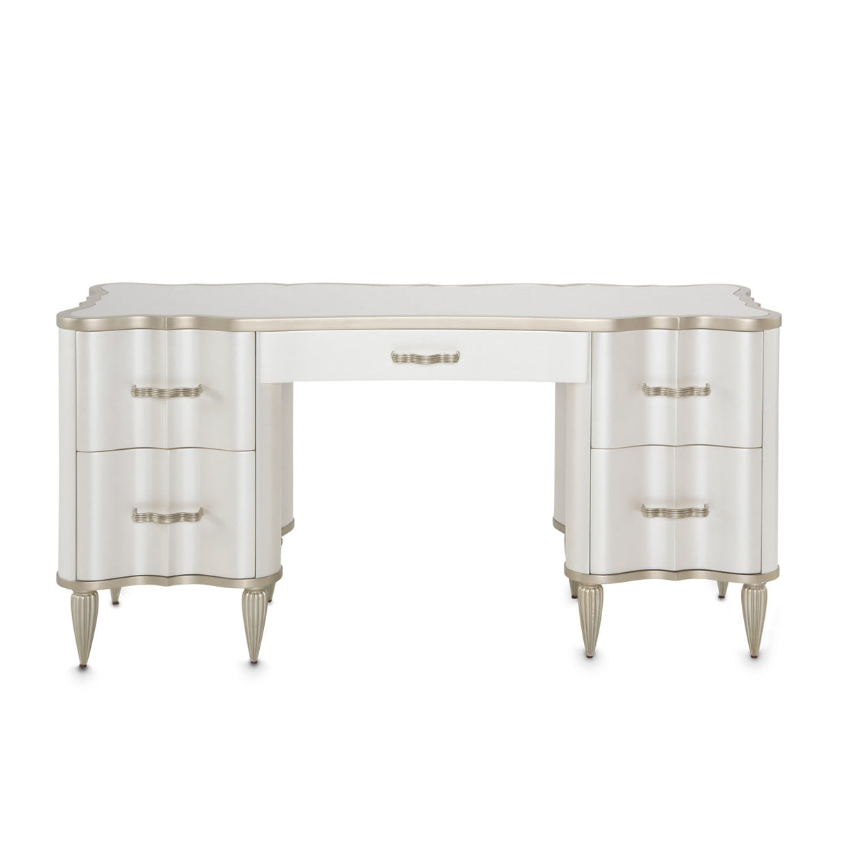 Aico Furniture - London Place Vanity Desk In Creamy Pearl - Nc9004058-112