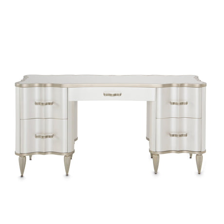 Aico Furniture - London Place Vanity Desk In Creamy Pearl - Nc9004058-112