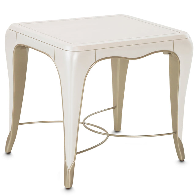 Aico Furniture - London Place End Table In Creamy Pearl - Nc9004202-112