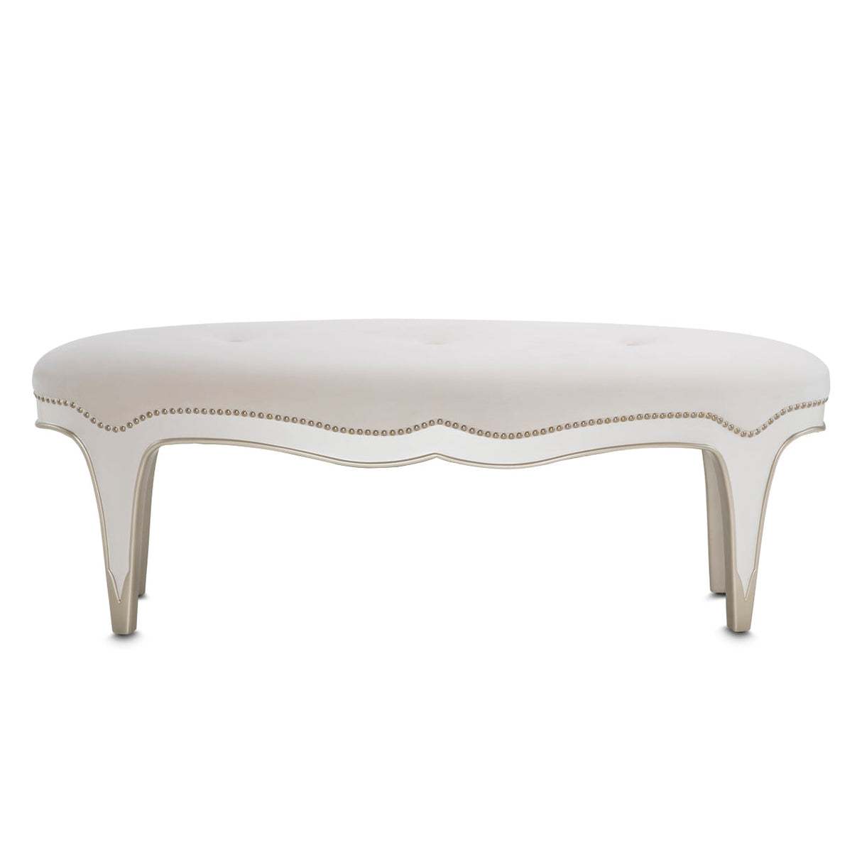 Aico Furniture - London Place Bench In Creamy Pearl - Nc9004904-112