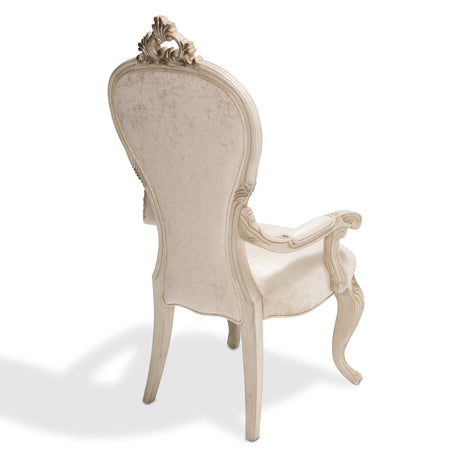 Michael Amini Platine De Royale Champagne Arm Chair - Home Elegance USA