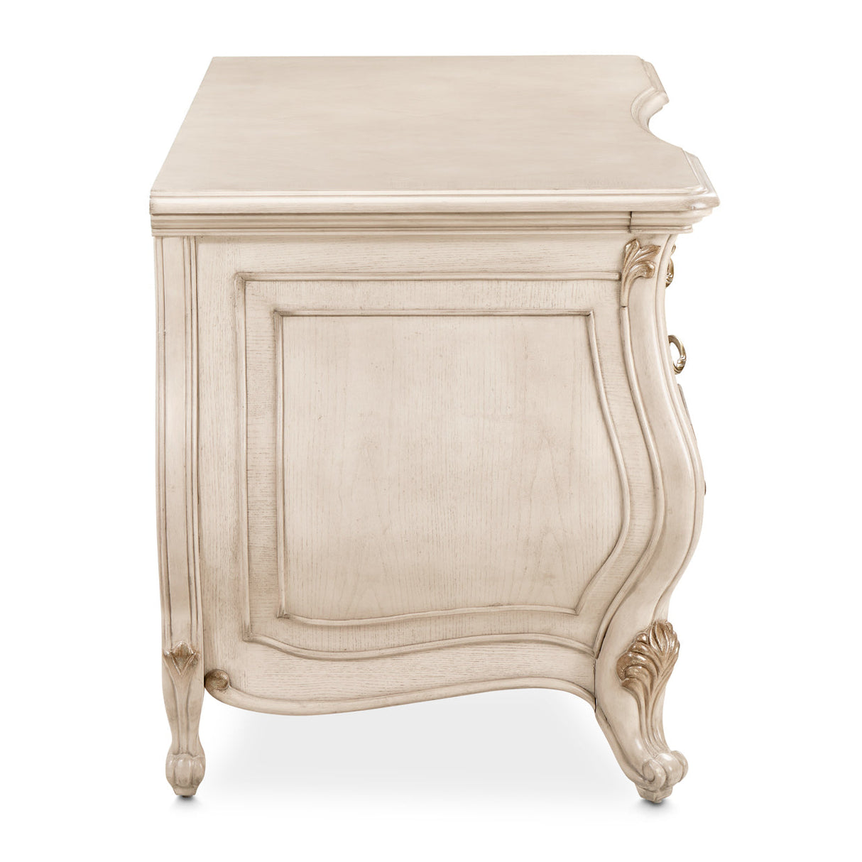 Michael Amini Platine De Royale Champagne Vanity/Desk - Home Elegance USA