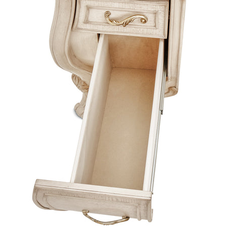 Michael Amini Platine De Royale Champagne Vanity/Desk - Home Elegance USA