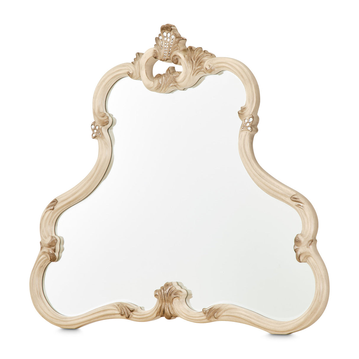 Michael Amini Platine De Royale Champagne Dresser Mirror - Home Elegance USA