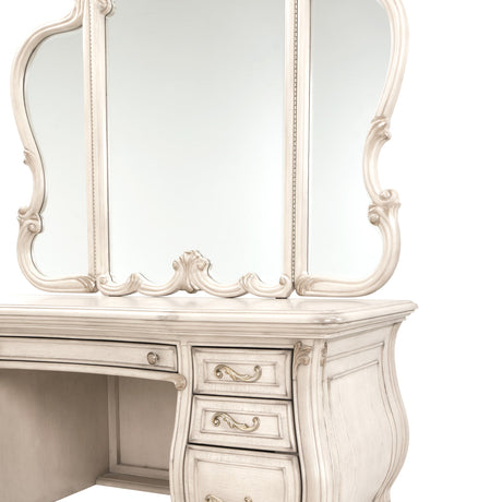 Michael Amini Platine De Royale Vanity Mirror Champagne - Home Elegance USA