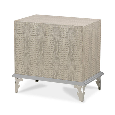 Michael Amini Hollywood Swank Upholstered Night Stand - Home Elegance USA