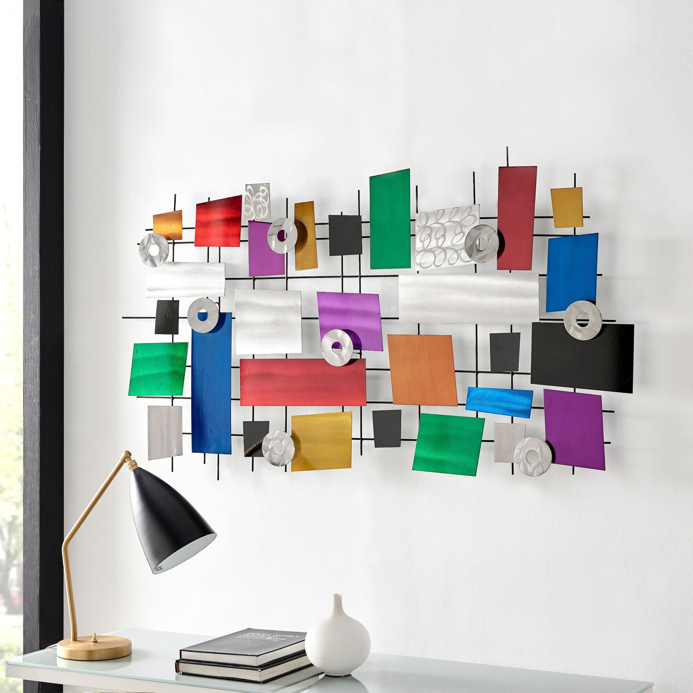 Natural Shapes Wall Art // Multicolor - Home Elegance USA